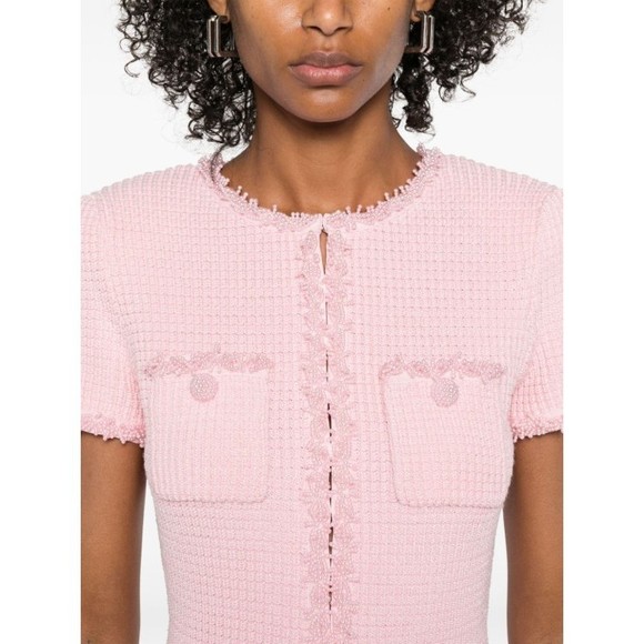 Self-Portrait Textured-Knit Mini Dress - NWT - Picture 5 of 5